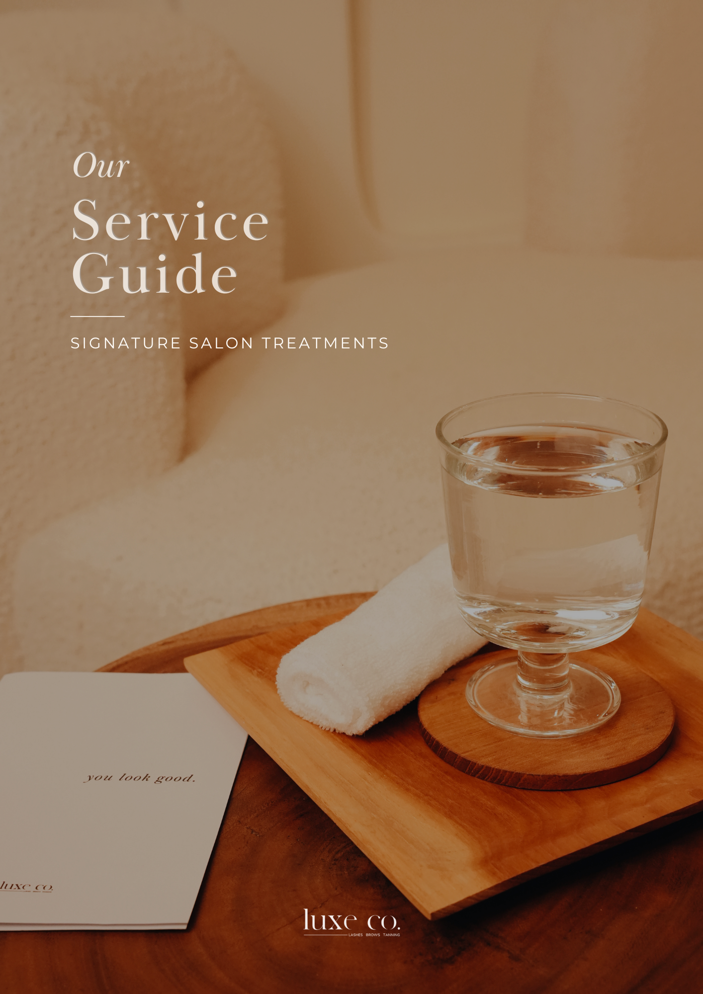 Luxe Co. service guide — cover